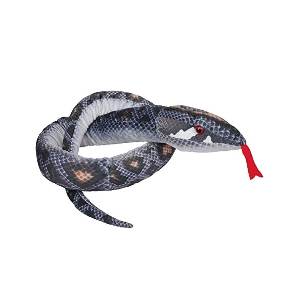 ITODA Jouet Serpent en Peluche Réaliste Grand Peluche Serpent 170CM Simulation Cadeau Anniversaire Jouet en Peluche de Snake 