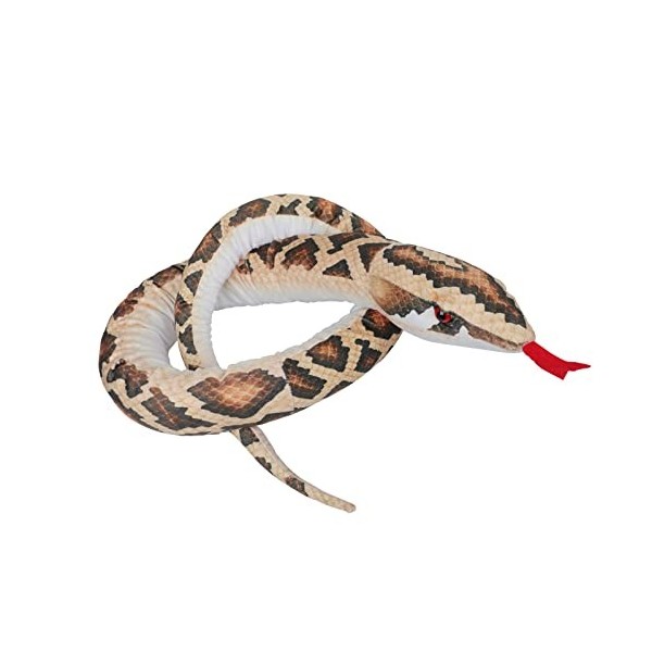 ITODA Jouet Serpent en Peluche Réaliste Grand Peluche Serpent 170CM Simulation Cadeau Anniversaire Jouet en Peluche de Snake 