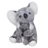 JIAHG Adorable peluche Koala avec bébé en peluche koala - Cadeau danniversaire pour bébé et fille