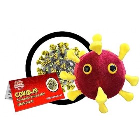 Peluche Virus COVID-19 - Microbes géants