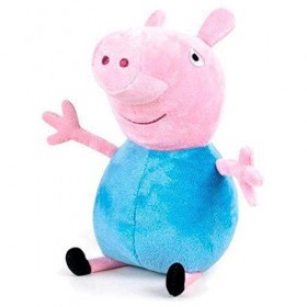 Peppa Pig - Pack de 2 Peluches Peppa Pig et George 20 cm - Qualité Super Soft, sans Couleur