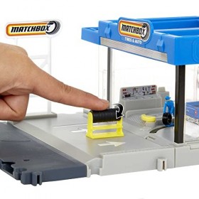 Matchbox Coffret Garage Automobile, avec 1 véhicule inclus et élements de jeu réalistes, jouet de voiture pour enfant dès 3&nbsp;a