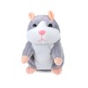 TOYMYTOY Hamster en peluche qui répète ce que vous dites - Peluche amusante - Cadeau danniversaire pour enfants marron 