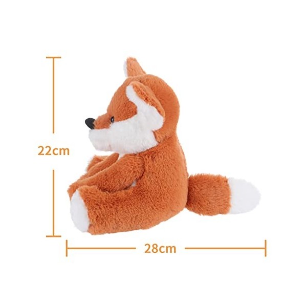 Apricot Lamb Doudou renard du désert - Peluche renard - Jouet doux et lavable - Cadeau pour enfants bébé fille garçon - 22 cm