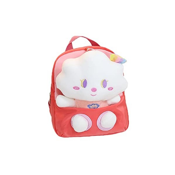 Voici et Voila Mini Sac à Dos Bébé Sac Peluche Lapin Bebé Cartable à Dos Bébé Fille Garon Mini Sac Dessin Animé Bebe Creche M