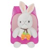 Voici et Voila Mini Sac à Dos Bébé Sac Peluche Lapin Bebé Cartable à Dos Bébé Fille Garon Mini Sac Dessin Animé Bebe Creche M