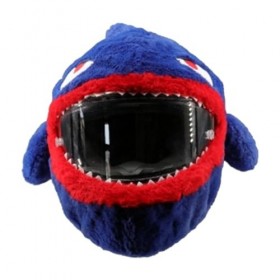 Housse de casque moto | Housse casque moto en peluche | Casque moto couvre drôle | Housse protection pour casque en peluche d