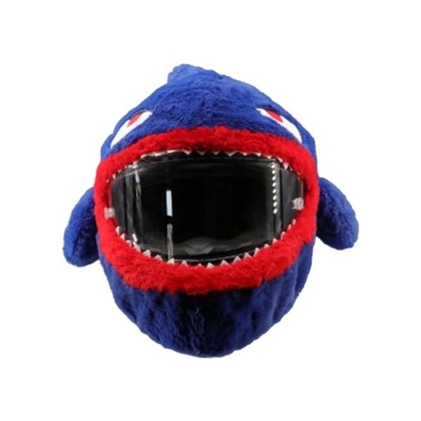 Housse de casque moto | Housse casque moto en peluche | Casque moto couvre drôle | Housse protection pour casque en peluche d