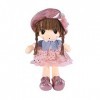 XINCHI Petite Fille Chiffon poupée décoration Compagnon Jouet Mignon et Doux farci Jouet Peluche Belle poupée Chiffon, Jupe à