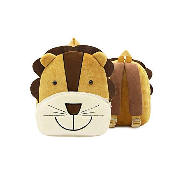 YZNlife Sac à dos pour enfant - En peluche - Mini animal de dessin animé - Pour lécole maternelle - 1-3 ans, éléphant, Taill