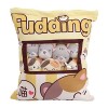 Komsoup Mignon Snack Oreiller Animaux en Peluche,Collation en Peluche Pudding,Jouets Pudding Décoratif Amovible Kitty Chat Po