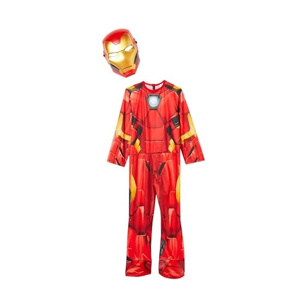 Rubies - AVENGERS officiel -Déguisement classique Iron Man Avengers 5-6 ans