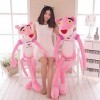 EZLAM 60-130cm Rose Panthère Peluche Peluche Grande Panthère Poupées Léopard Poupées en Peluche pour Mode Adolescents Très Do