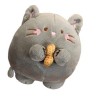 Toyvian 1Pc Brillant À Lèvres Teinte À Lèvres Blusas Beige Oreillers Jouets Blush Para Cacahuète en Peluche Poupée en Peluche