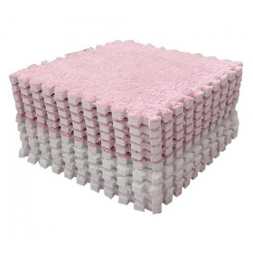 Tapis de Sol en Mousse en Peluche, 10 Pièces, Tapis de Sol imbriqué, Doux, à Joints Fendus, Puzzle, Tapis de Sol en Mousse po