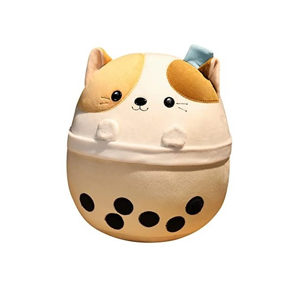 Katutude Lapin en Peluche,Bubble Tea Peluche Oreiller Mignon Peluche Dessin Animé Lait Thé Tasse Peluche pour Filles,garçons 