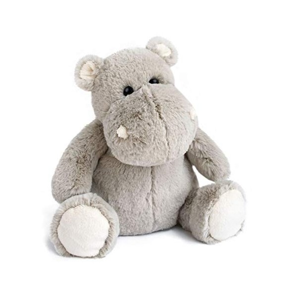 Histoire dOurs - Peluche Hippopotame - Hippodou ‎- Gris - 25 cm - Tout Doux pour Calins - Facile à Manipuler - Idée Cadeau 