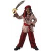 RUBIES - Déguisement Enfant HALLOWEEN Officiel - Combinaison Pirate Squelette Manches Longues, Foulard et Masque - Taille Enf