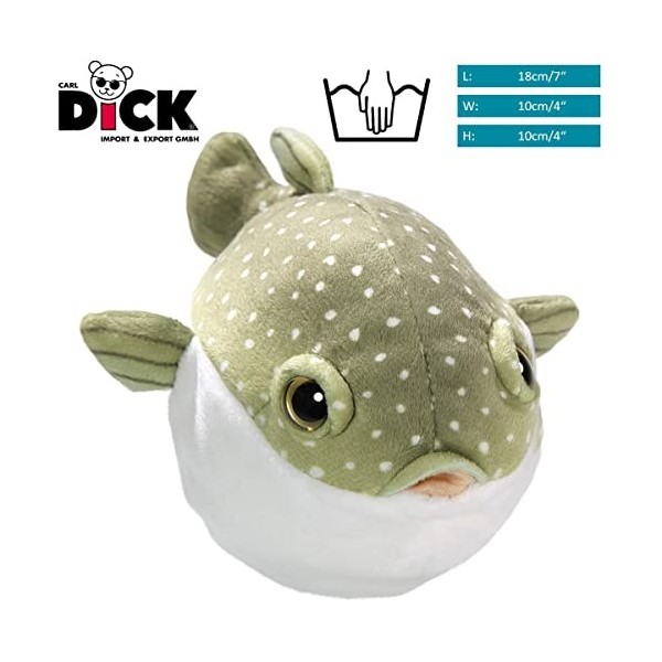 Carl Dick Peluche Poisson, tétrodon 18cm 3463