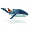 AURORA Snail and The Whale Soft Toy, 61238, 7in, Grey, for Fans of The Book by Julia Donaldson and Axel Scheffler, Blue