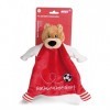 NICI- Doudou FC Bayern Ours Berni 25x25cm Rouge, 49084