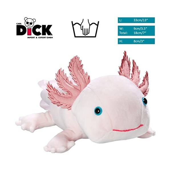 Carl Dick Peluche Axolotl, 33cm 3502