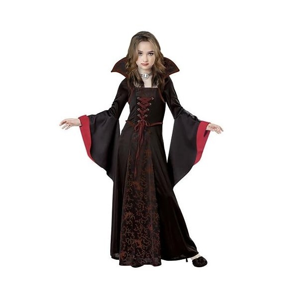 PABTID Déguisement Vampire Fille Costume Halloween Enfant Fille Déguisement Comtesse Gothique Dame Halloween Carnaval Cosplay