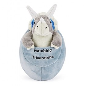 Zappi Co Oeuf de Dinosaure en Peluche pour Enfant - 20 cm - Collection danimaux Safari