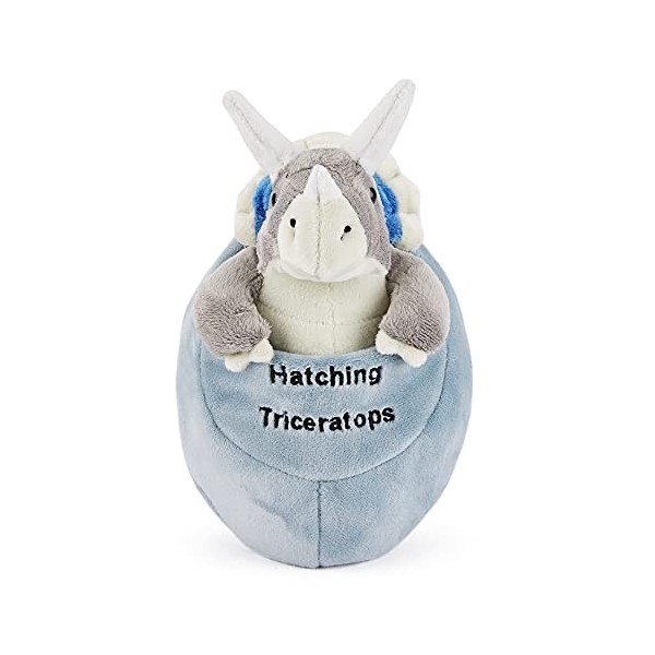 Zappi Co Oeuf de Dinosaure en Peluche pour Enfant - 20 cm - Collection danimaux Safari