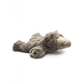 Neo Toys- Ours Dormeur Gris Peluche bouillotte, 200107, Moyen