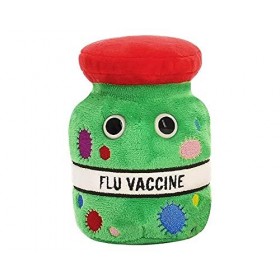 GIANTmicrobes Vaccin contre la grippe en peluche – En savoir plus sur la santé et limmunologie, cadeau éducatif pour les étu