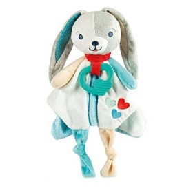 Clementoni- Sweet Bunny Couverture Confortable en Peluche pour bébé 100% Lavable en Machine, 17681, Multicolore