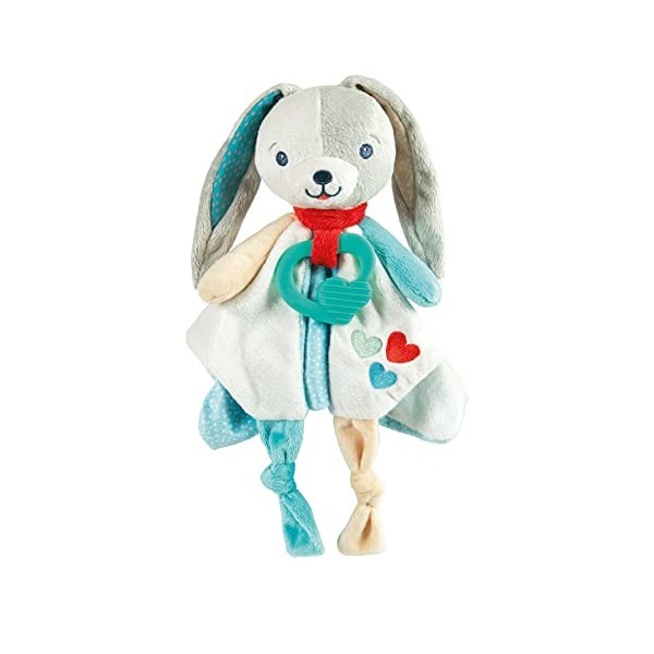 Clementoni- Sweet Bunny Couverture Confortable en Peluche pour bébé 100% Lavable en Machine, 17681, Multicolore