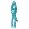 Wild Republic Hanging Monkey Vibes Bleu, Animal en Peluche, Peluche 56 cm, Cadeau de Baby Shower, Jouet Écologique, Rembourra