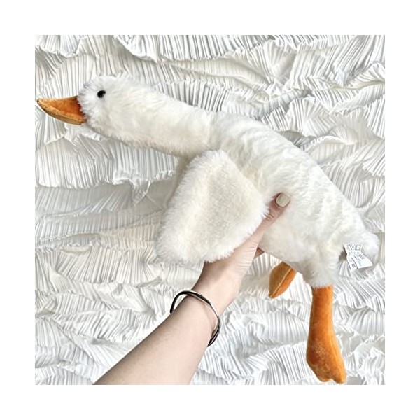 Tanha Peluche Oie, Jouet en Peluche de Oie, Oie en Peluche XXL, Canards Grosse Peluche, Peluche TY, Amie Moelleuse Douce, étr