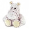 warmies Hippopotame en Peluche Douillet, Micro-ondable, Jouet Doux