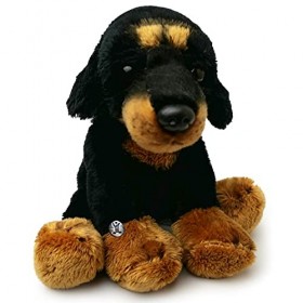Dobermann Apollo Peluche en forme de chien Rottweiler Dobermann