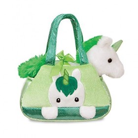 Aurora, 61231, Fancy Pal, Irish Unicorn, 8In, Peluche, Blanche and Verte