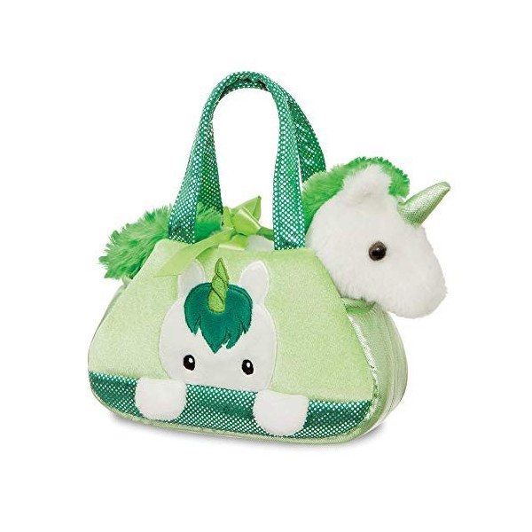 Aurora, 61231, Fancy Pal, Irish Unicorn, 8In, Peluche, Blanche and Verte