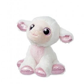 Aurora, 60946, Sparkle Tales, Lily lAgneau 18 cm, Peluche, Blanche, Blanc et Rose