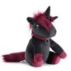 Ember le punk Teddy - Peluche Rocker - 25 cm - Peluche - Ours en peluche - Rouge - Noir