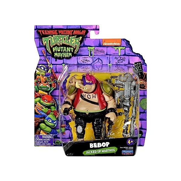 Teenage Mutant Ninja Turtles - Figurine Tortue Ninja Mutant bebop jacked up warthoh