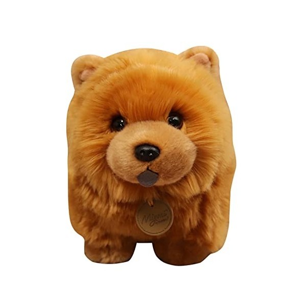 PAPABA Chiot Jouet en Peluche Exquis Peluche poupée Animal en Peluche Chow Chow Jouet décoratif Doux Mignon