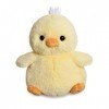 AURORA, 61400, Peluche Dahlia Poussin 17,8 cm, Jaune