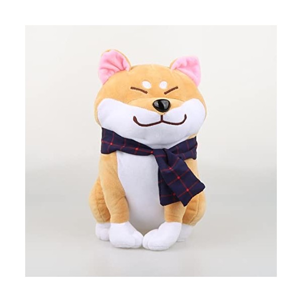 Mignon Shiba Inu Peluche Jouet Poupée, Akita Inu Écharpe Chien Peluche Jouets Poupée Doux Oreillers, Filles Cadeau dannivers