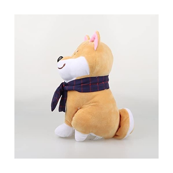 Mignon Shiba Inu Peluche Jouet Poupée, Akita Inu Écharpe Chien Peluche Jouets Poupée Doux Oreillers, Filles Cadeau dannivers