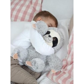 FANCY Jouet en Peluche Paresseux - 27 cm Gris Doudou Paresseux Jouet Animaux Peluche Mignonne Saint Valentin Cadeau Fille Gar