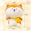 Shiba Inu Peluche Anime Kawaii pour enfant en peluche Coussin de nuque mignon Anime Merch Plush 35 cm