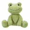 Apricot Lamb Grenouille en velours en peluche douce, parfaite pour les enfants grenouille verte, 21 cm 