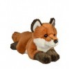 Uni-Toys - Renard Roux, couché - 24 cm Longueur - Animal de la forêt - Peluche, Doudou
